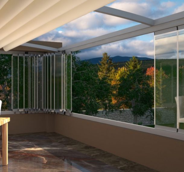 folding glass