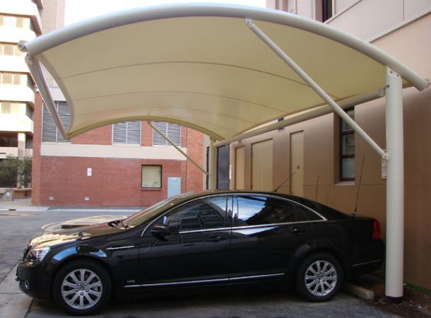 waterproof car park shade